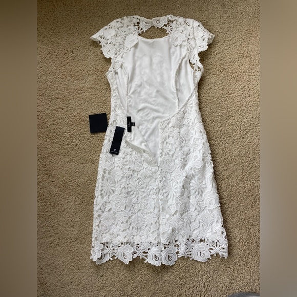 White Backless Lace Dress (Lulu’s) Size Small - Picture 3 of 8